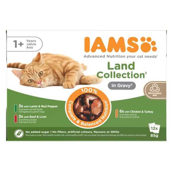 Iams Advanced Nutrition Adult Gravy Lihalajitelma 12 x 85 g