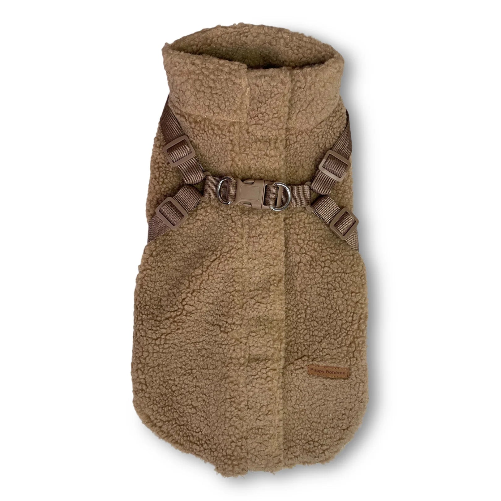 Puppy Bohéme Teddy Talvitakki Valjailla - Beige, 3