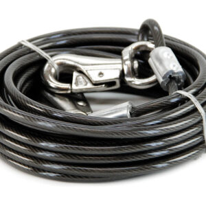 Dog TIE-OUT Cable, Kiinnitysvaijeri, 9m MAX 113kg