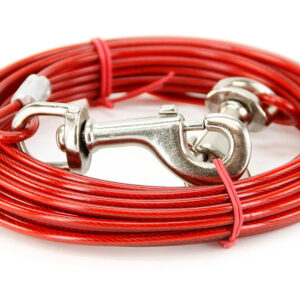 Dog TIE-OUT Cable, Kiinnitysvaijeri, 4.5m MAX 27kg