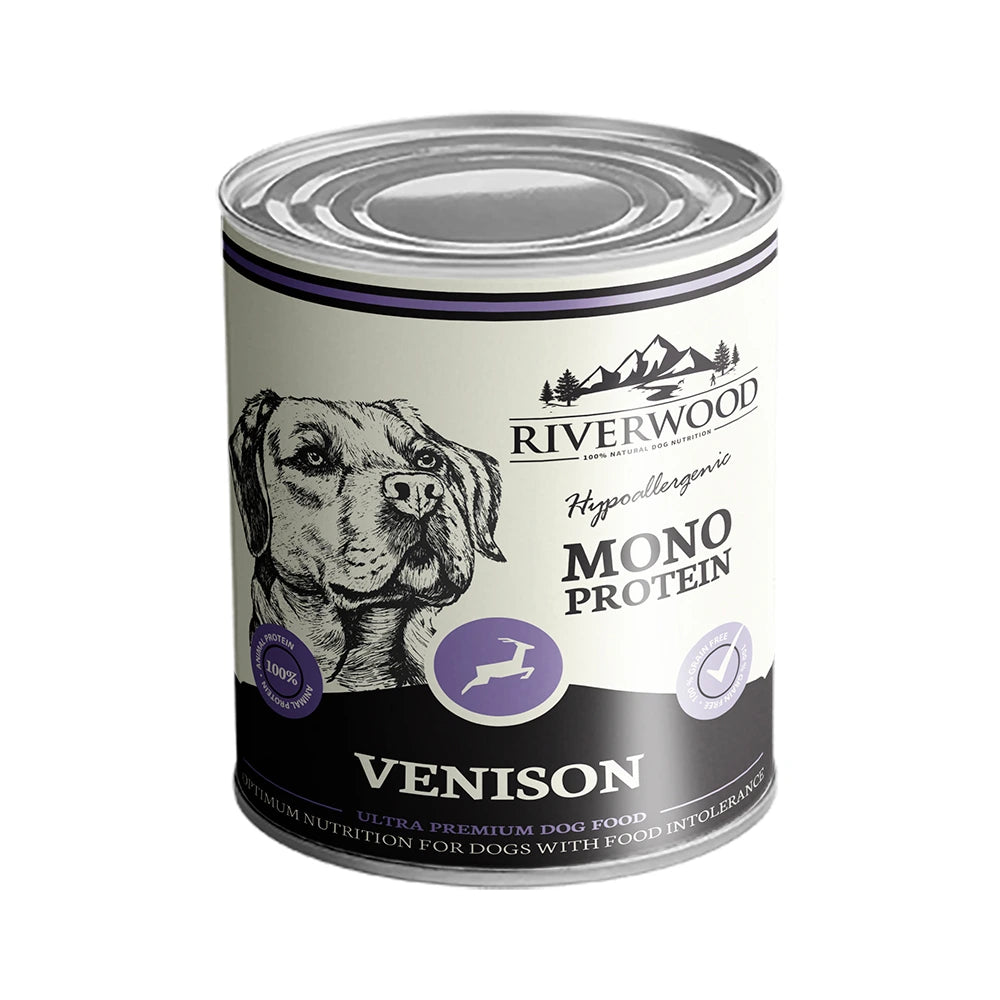 Riverwood Mono Protein Märkäruoka, Peura 400g, 400g