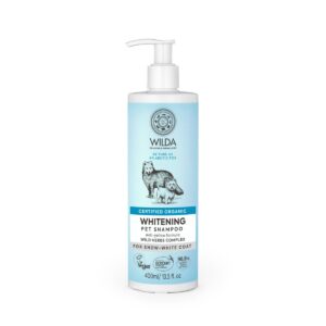 Valkoisen koiran shampoo Wilda Siberica Whitening 400ml
