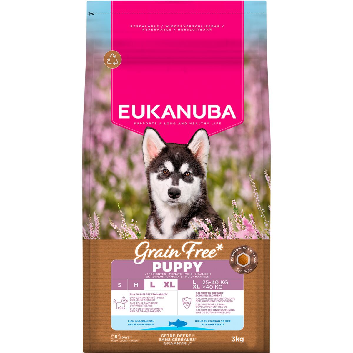 Eukanuba Grain Free Puppy & Junior Large & Extra Large Breed Ocean Fish