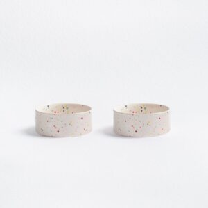 Ruokakuppisetti New Party, 14cm / Valkoinen