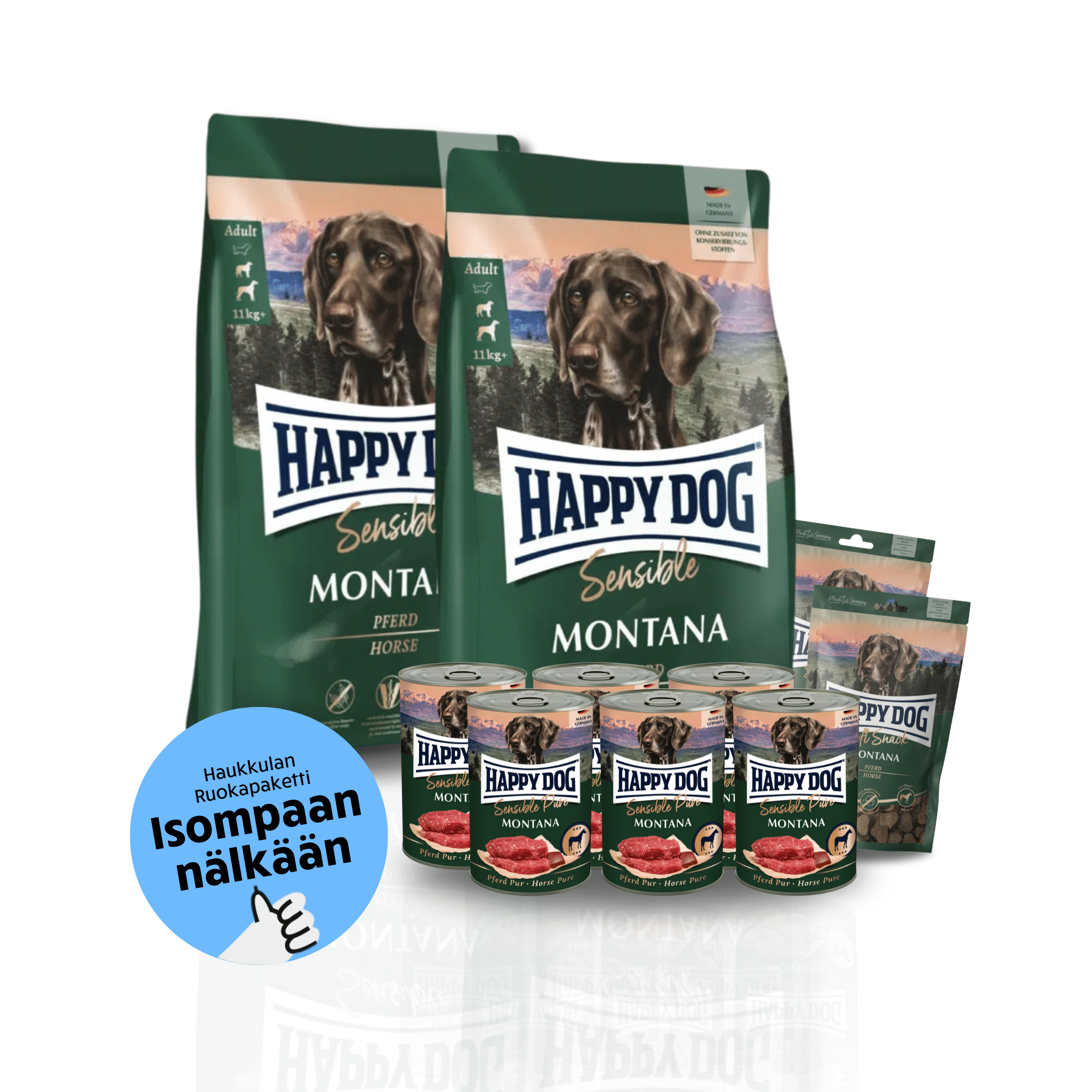 Happy Dog Sensible Montana - Tassuväen Megapaketti