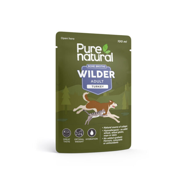 Luuliemi koiralle Purenatural Bone Broths Turkey 100 ml