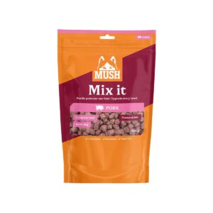Mush Mix it -pakastekuivattu koiranruoka, possu