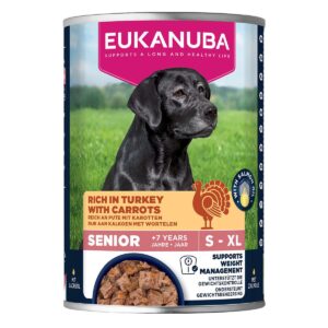Eukanuba Dog Wet Senior Kalkkuna & Porkkana 400 g
