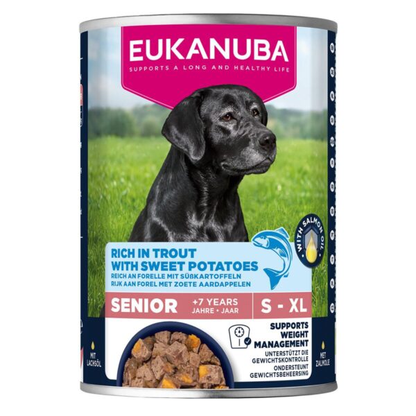 Eukanuba Dog Wet Senior Taimen & Bataatti 400 g