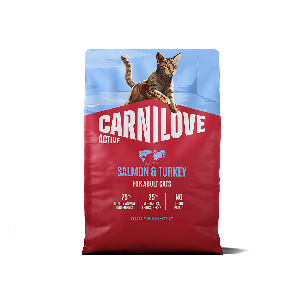 Carnilove Cat Adult Active Salmon & Turkey