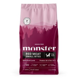 Monster Dog GF Adult Red Meat Small Bites