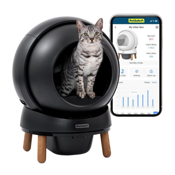 PetSafe SmartSpin -automaattinen kissanvessa, musta