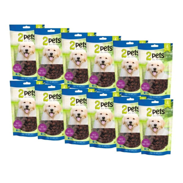 2pets Mini Ankkakuutiot 12 x 100 g