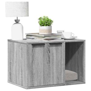vidaXL Kissanhiekkalaatikon kotelo Sonoma 60x40x40 cm tekninen puu