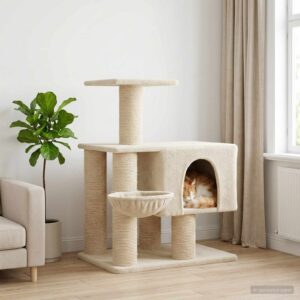 vidaXL Kissanpuu sisaliraapimispuilla Kerma 96 cm