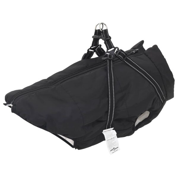 vidaXL Koiran Takki Musta L48 Fleece ja polyesteri