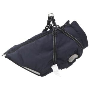 vidaXL Koiran Takki Laivastonsininen L44 Fleece ja polyesteri