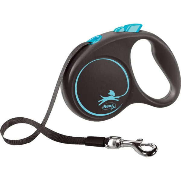 Flexi Black Design Tape S, 5 m / max. 15 kg, Sininen
