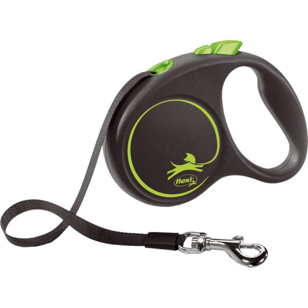 Flexi Black Design Tape S, 5 m / max. 15 kg, Vihreä