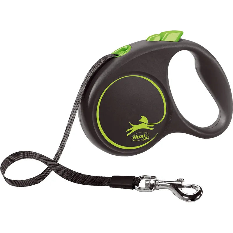 Flexi Black Design Tape S, 5 m / max. 15 kg, Vihreä