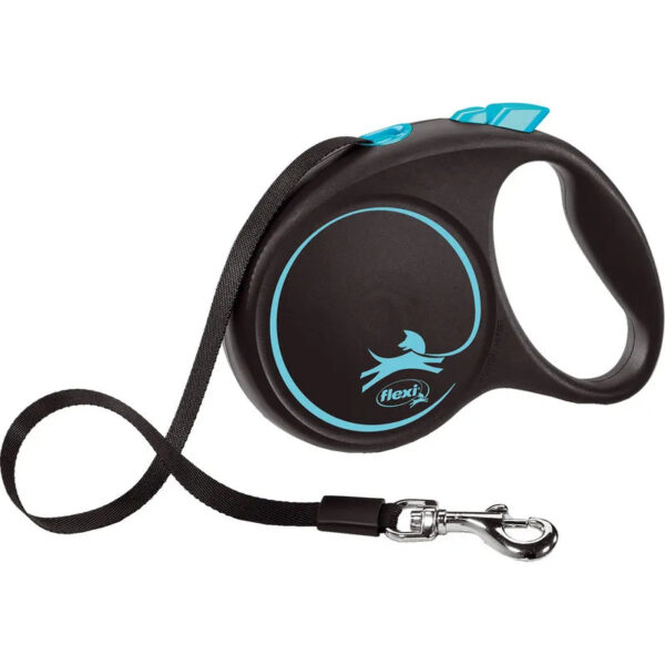 Flexi Black Design Tape M, 5 m / max. 25 kg, Sininen