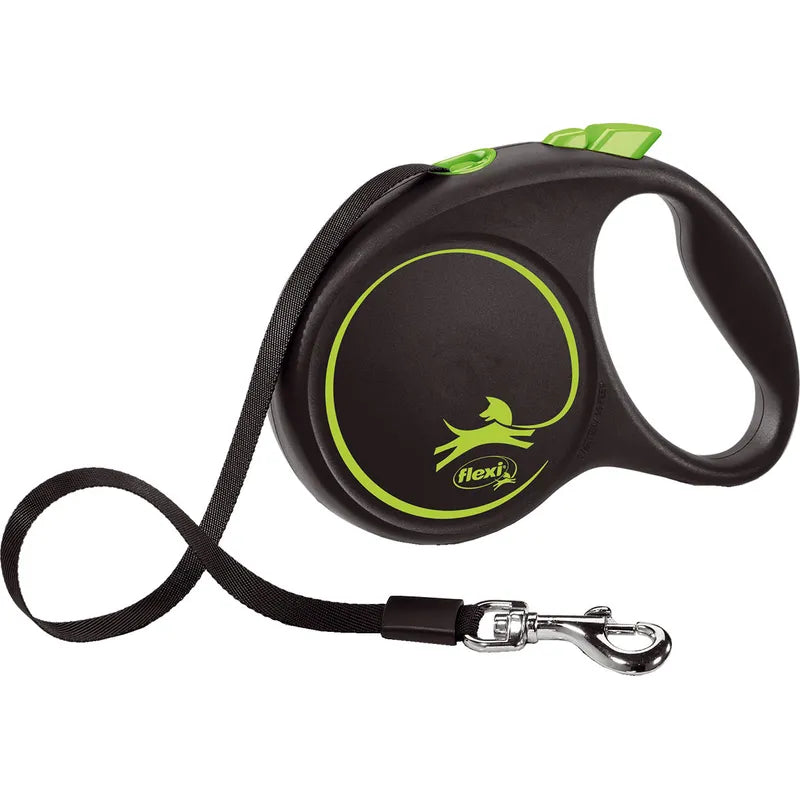 Flexi Black Design Tape M, 5 m / max. 25 kg, Vihreä