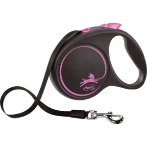 Flexi Black Design Tape L, 5 m / max. 50 kg, Pinkki