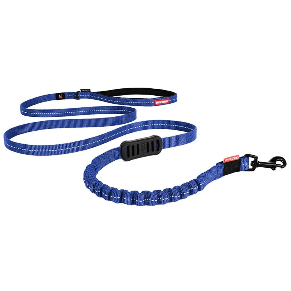 Ezydog Talutushihna, Zero Shock Lite - Eri värejä, Sininen 180cm