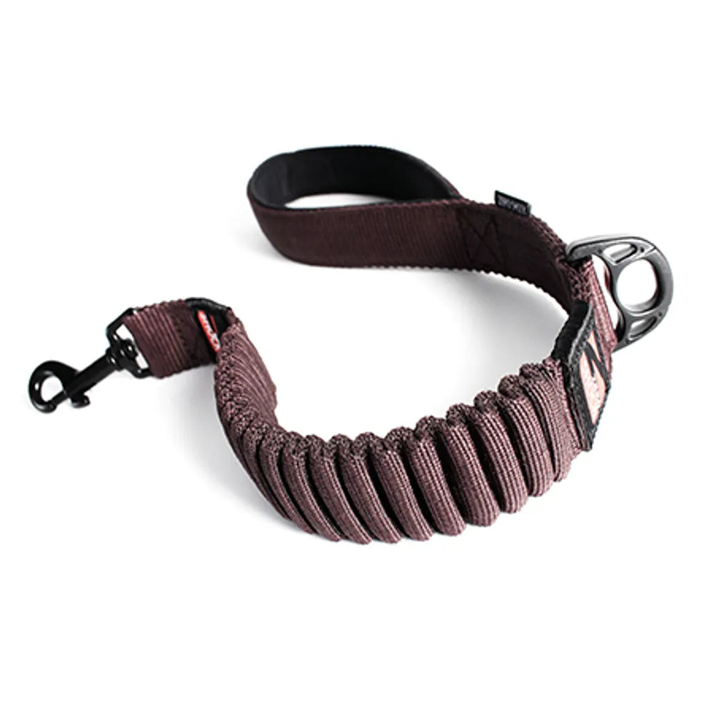 Ezydog Talutushihna, Zero Shock - Eri värejä, Ruskea 64cm