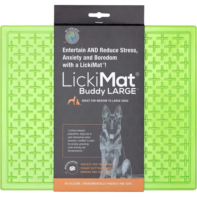LickiMat Buddy XL Aktivointimatto, Vihreä