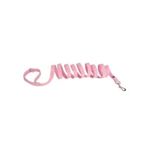Finnero Bambino pehmeä talutin koiralle, Girly Pink / M - 2 cm