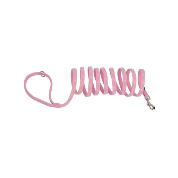 Finnero Bambino pehmeä talutin koiralle, Girly Pink / S - 1 cm