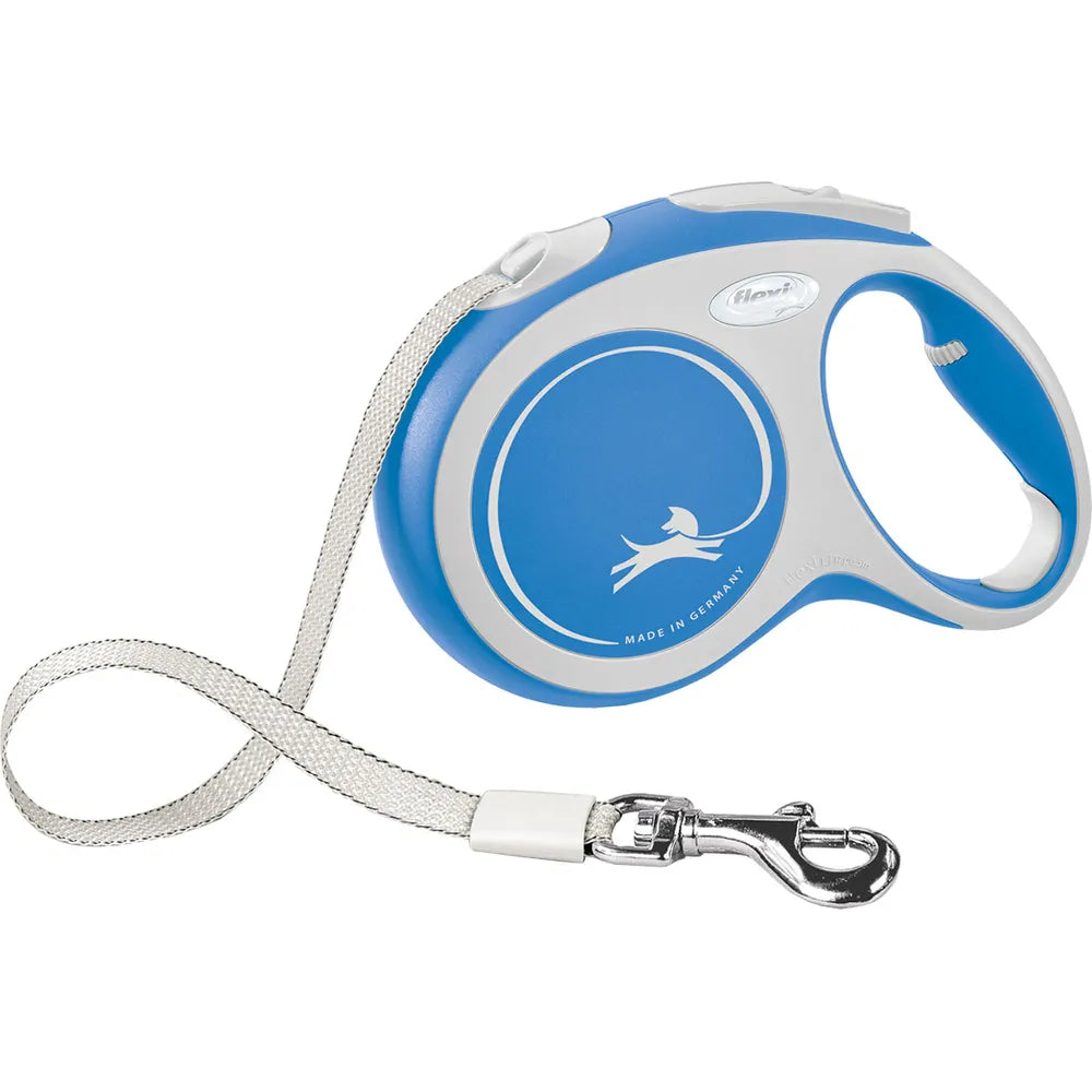 Flexi New Comfort Tape L, 5 m / max. 60 kg, Sininen