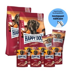 Happy Dog Sensible Africa - Tassuväen Megapaketti