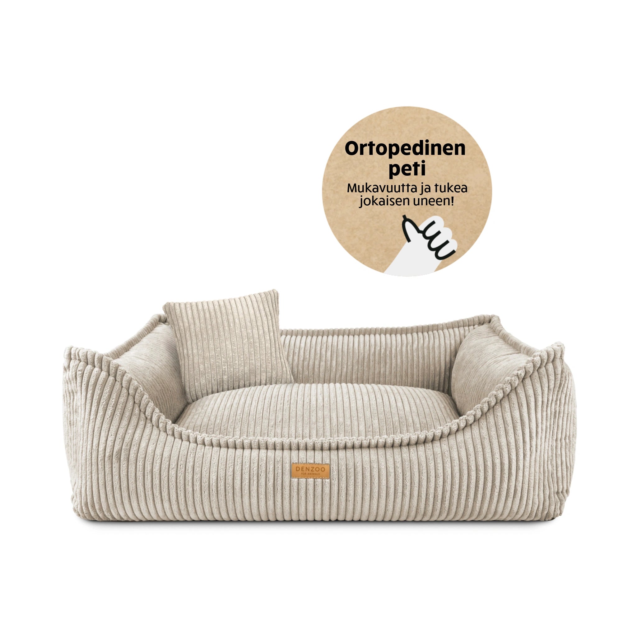 Denzoo Koiranpeti MILANO, Beige, XXL
