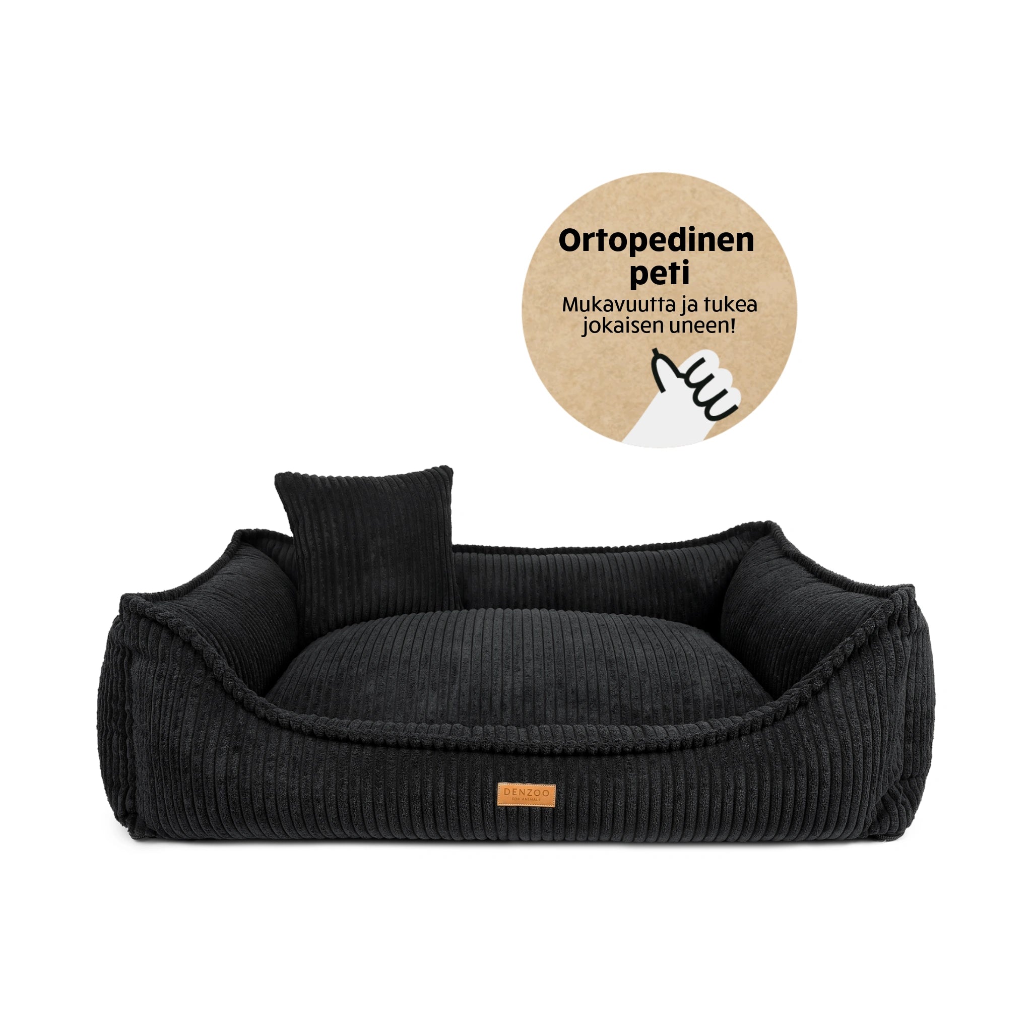 Denzoo Koiranpeti MILANO, Black, M