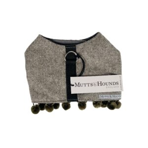 Mutts & Hounds - Pehmeät Paitavaljaat XS, Grey PomPom