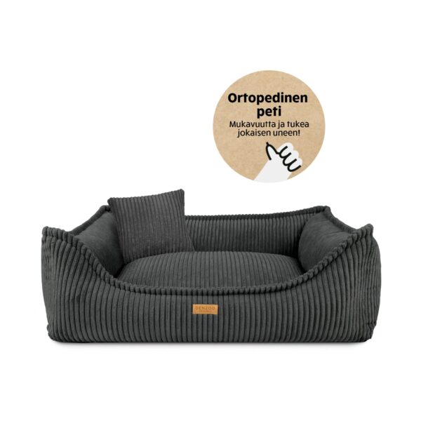 Denzoo Koiranpeti MILANO, Dark Grey, M