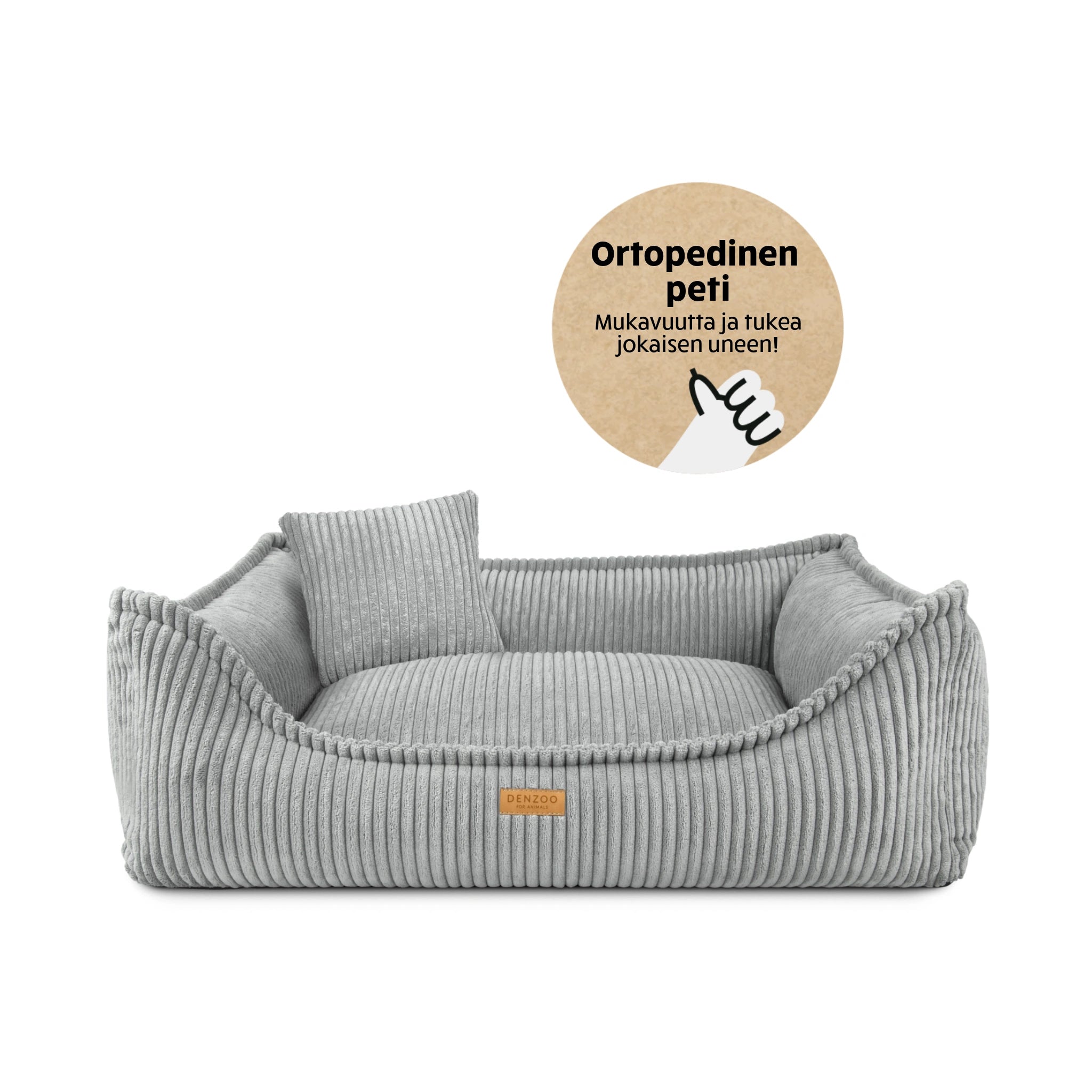 Denzoo Koiranpeti MILANO, Grey, XXL