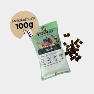 YDOLO Healthy & Pure Duck - Puolikostea koiranruoka 100g