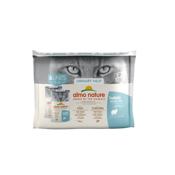 Almo Nature Holistic cat Urinary Help 6x70g