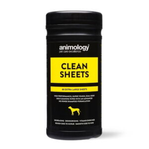 Animology Clean Sheets -puhdistuspyyhkeet 80 kpl 20 x 27 cm