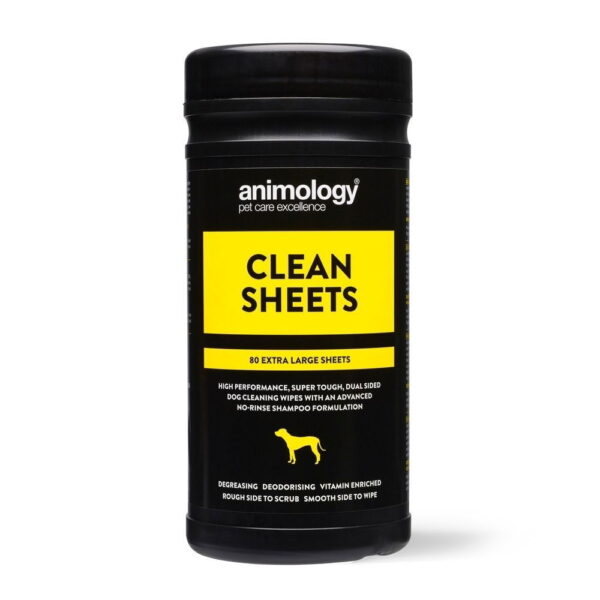 Animology Clean Sheets -puhdistuspyyhkeet 80 kpl 20 x 27 cm