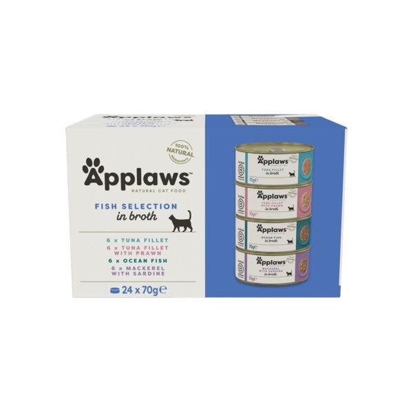Applaws Kalalajitelma liemessä 24x70g