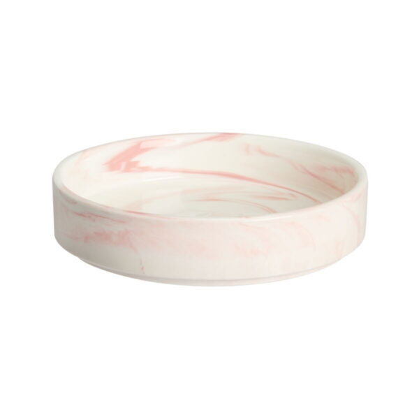 Basic Marble kissan keramiikkakuppi, roosa 13 cm