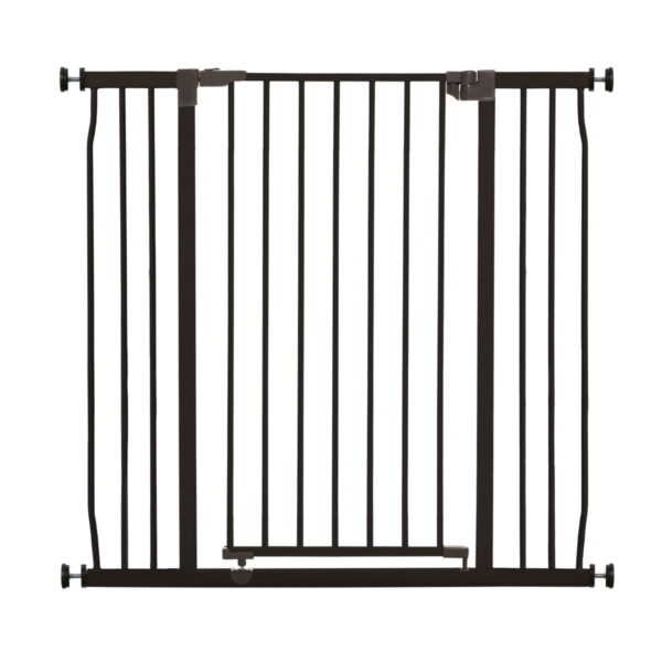 Koiraportti Basic Sturdy säädettävä, leveä & korkea musta 93 x 99-105,5 cm
