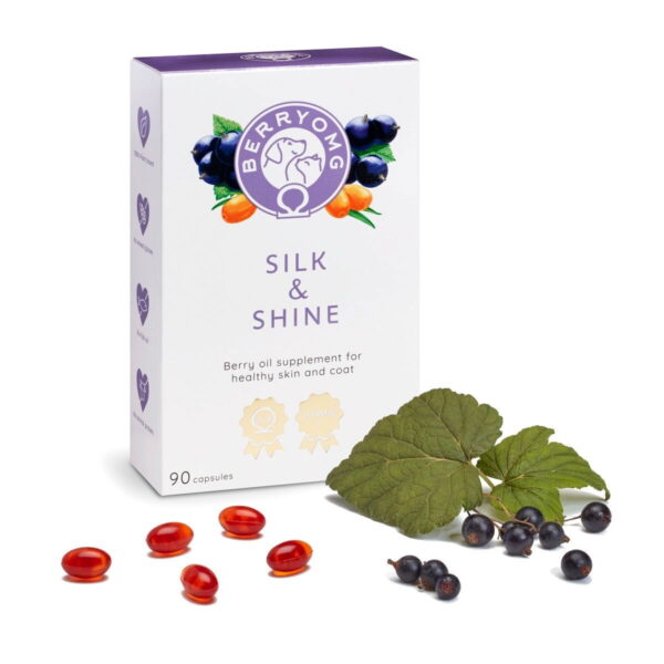 BERRYOMG SILK & SHINE, 90 kapselia