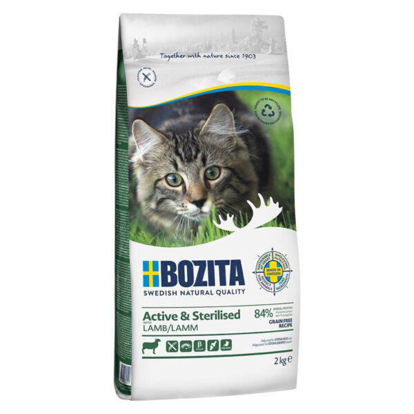 Bozita Feline Active & Sterilised Grain Free Lamb