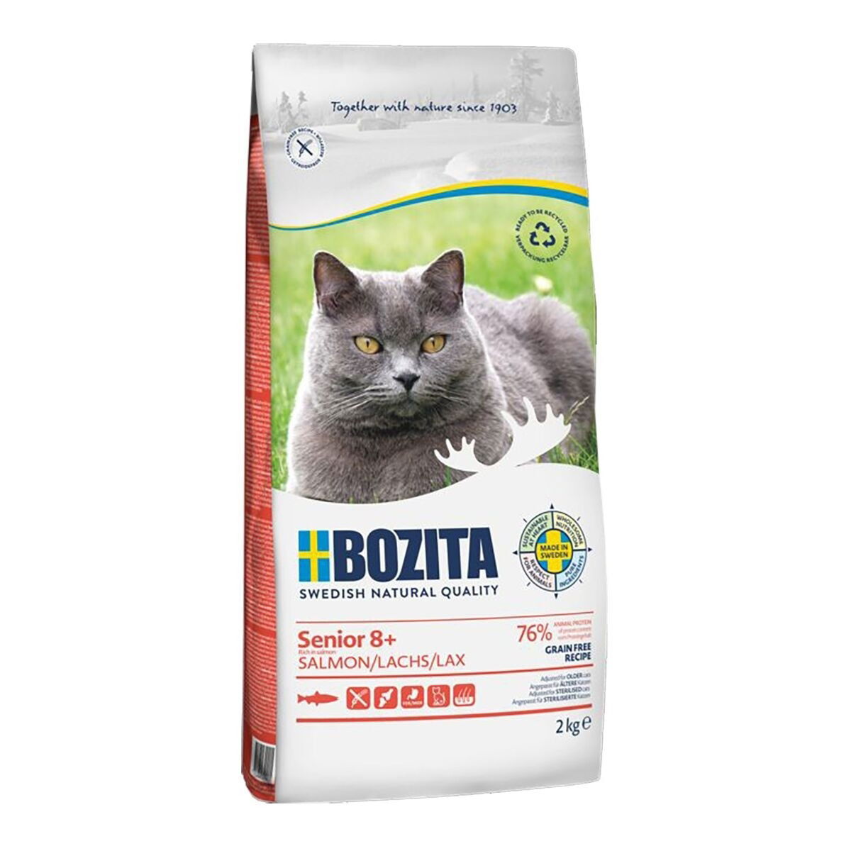 Bozita GF Senior 8+ Salmon
