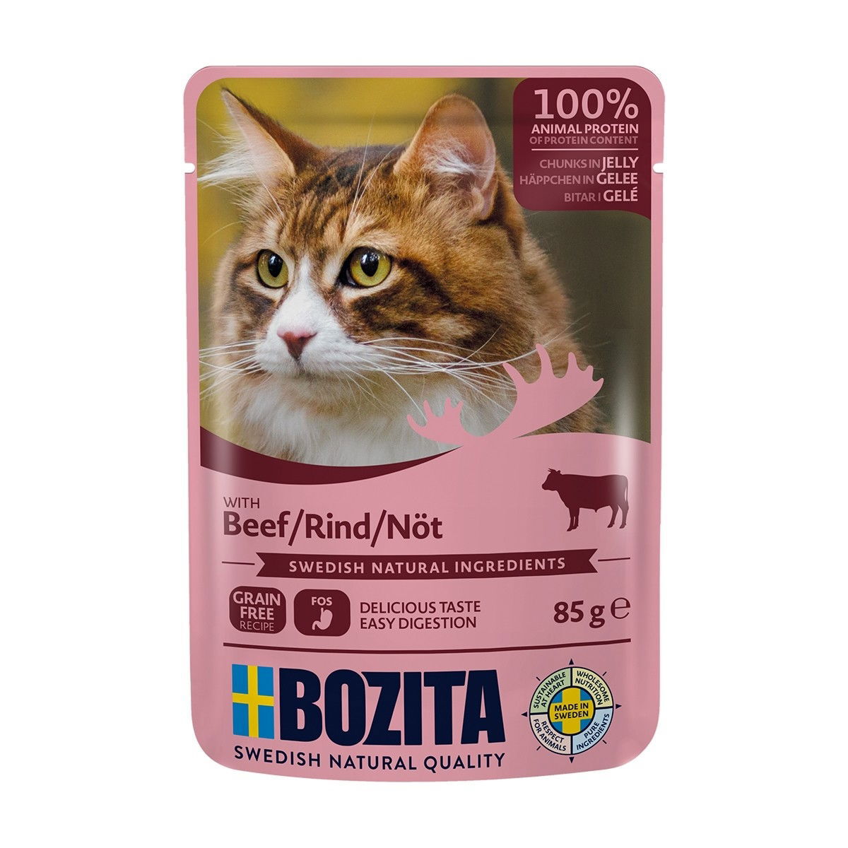 Bozita nauta hyytelössä 85 g